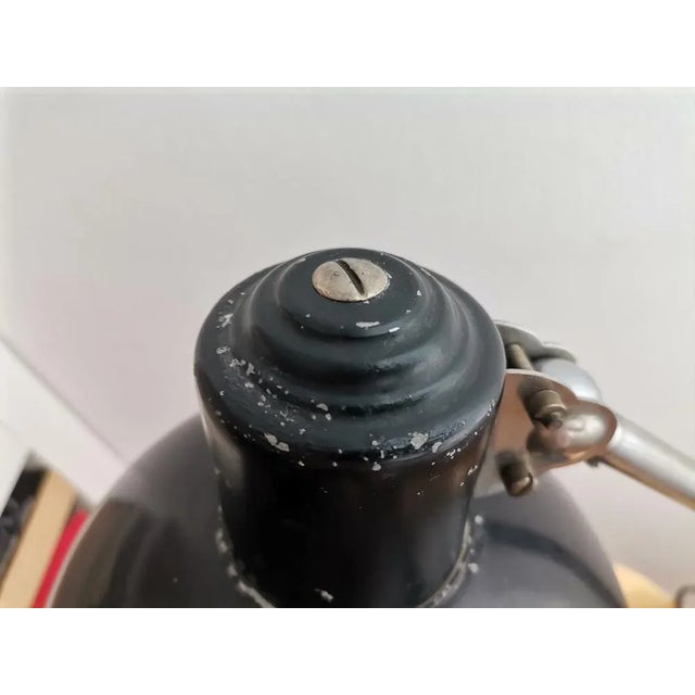 Bauhaus Steel Table Lamp from Sacor, 1940s For Sale - Image 15 of 18