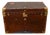 Vintage Leather Travel Trunk For Sale