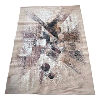Mid-Century Abstract Rug, Czechoslovakia, 1980s For Sale