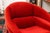 Textile Vintage Milo Baughman Thayer Coggin Boldido Red Fabric Lounge Chair and Ottoman For Sale - Image 7 of 12