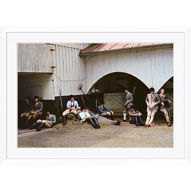Mid-Century Modern Getty Images, "School Riding", Slim Aarons, January 1, 1960 Framed Art Print For Sale - Image 3 of 3