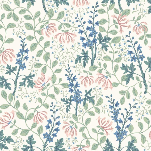 English Sample - Boråstapeter Trädgårdsfröjd Wallcovering In Spring For Sale - Image 3 of 3