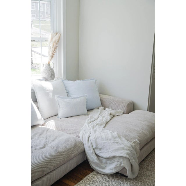 Our Sky Blue Crossdye So Soft Linen Pillow is Soo soft- you won’t believe it's linen! This yarn has a slight nub which...