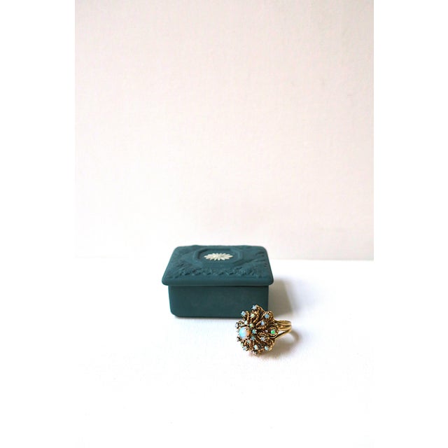 Ceramic Wedgwood Jasperware Jewelry Box For Sale - Image 7 of 12