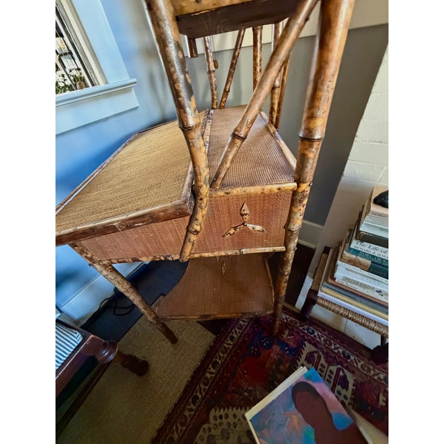 19th Century English Bamboo Secretary For Sale - Image 11 of 18