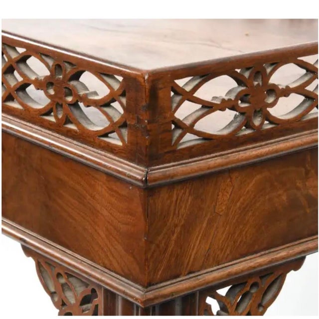 George III Carved Mahogany Silver Table For Sale - Image 10 of 15
