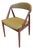 Model 31 Chairs in Teak and Wool Fabric by Kai Kristiansen for Schou Andersen, 1960s, Set of 4 For Sale