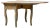 Antique Swedish Rococo Pine Drop-Leaf Table For Sale