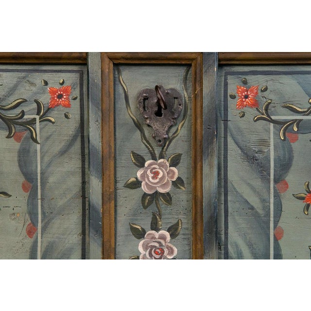 Large Antique Softwood Chest For Sale - Image 6 of 18