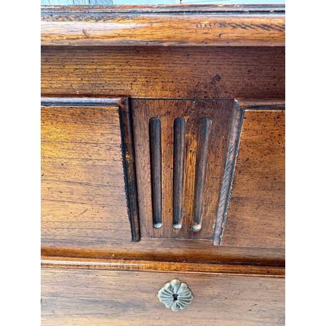 Wood Vintage Hekman Walnut 4 Drawer Commode For Sale - Image 7 of 16