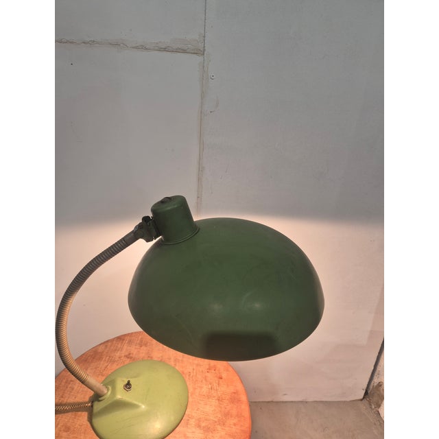1920s Bauhaus Desk Lamp in Green, 1920s For Sale - Image 5 of 14