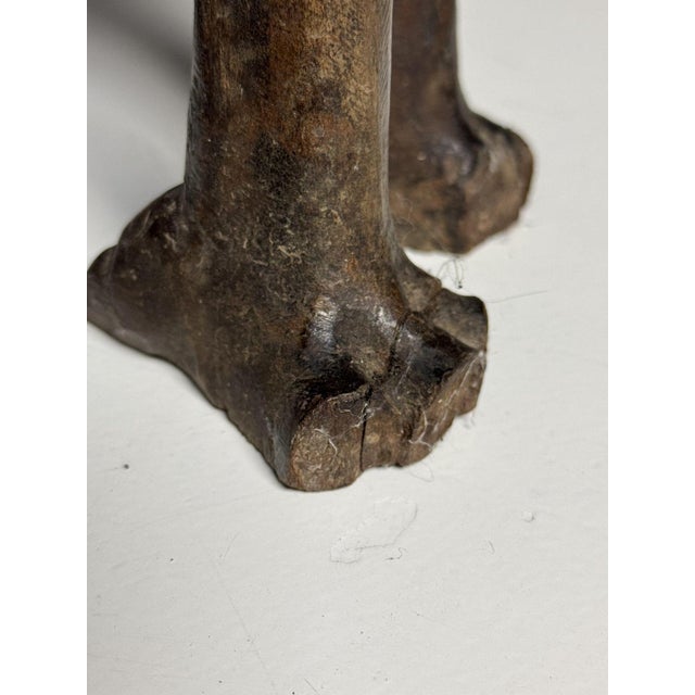 Hand-Carved Eagle Statues, 1800s, Set of 2 For Sale - Image 15 of 18