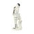 Ceramic Vintage Ceramic Pierrot Statue with Lute, France, 1960s For Sale - Image 7 of 14