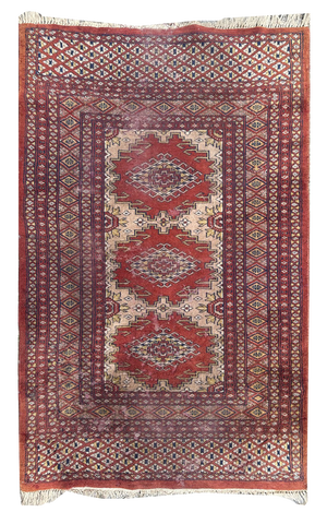 Vintage Pakistani Turkmen Style Rug, 1980s