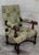 Late 19th Century Louis XVI Style Spanish Pair of Carved Walnut Armchairs, 1900s For Sale - Image 5 of 18