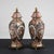 1990s Chinese Ceramic Potiche Vases with Metal Bases, 1990, Set of 2 For Sale - Image 5 of 10