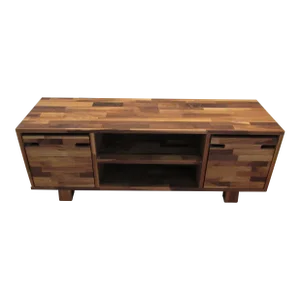 Modern Solid Walnut Storage Entryway Bench
