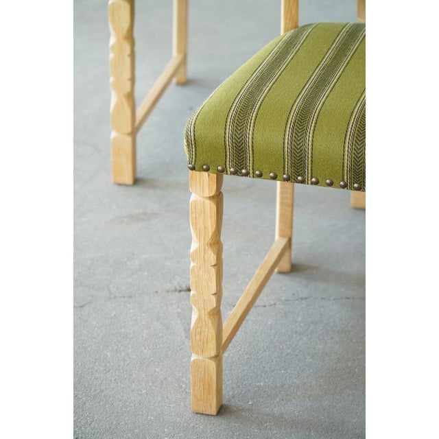 Mid-Century Modern Danish Oak Dining Chairs by Henning Kjærnulf, 1960s, Set of 8 For Sale - Image 12 of 18