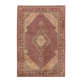 Pasargad DC Genuine Fish Design Silk & Wool Pile Rug For Sale
