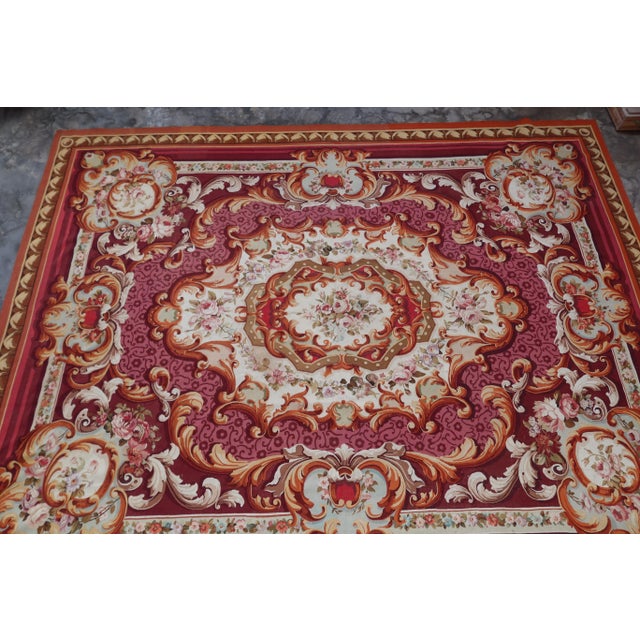 Louis XV Savonnerie Rug in Wool For Sale - Image 14 of 15
