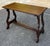 Nice vintage Spanish revival trestle console table. Nice lines!