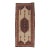 Antique Persian Serab Rug, Handmade Wool Oriental Rug, Red, Ivory, Camel, Blue For Sale