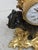 Gilt Bronze Desk Clock with Elephant Angel Decor For Sale - Image 11 of 18