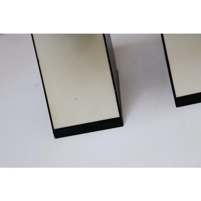 1980s Italian Postmodern Foldable "Disco" Table Lamps by Mario Bertorelle - a Pair For Sale - Image 13 of 15