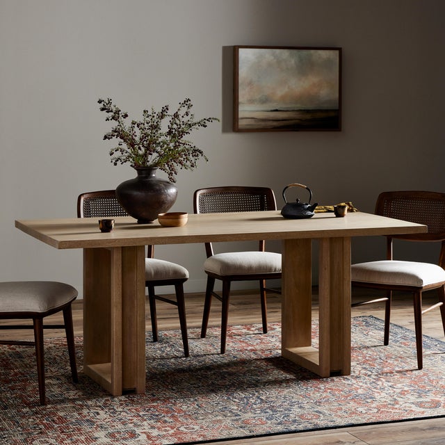 Not Yet Made - Made To Order Four Hands Carmel Dining Table, Natural Mango For Sale - Image 5 of 12