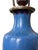 Antique 19th Century Chinese Cloisonné Vase Lamp With Cherry Blossoms & Swallows on Cobalt Blue Ground, 18" For Sale - Image 9 of 15