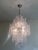Murano Glass Hammer Trasnparent Sputnik Chandelier Glass Doubble metal frame all hammer transparent 5 levels diameter =...