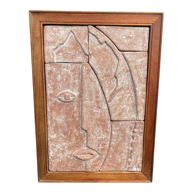 Mid 20th Century Modernist "Tile" Portrait For Sale