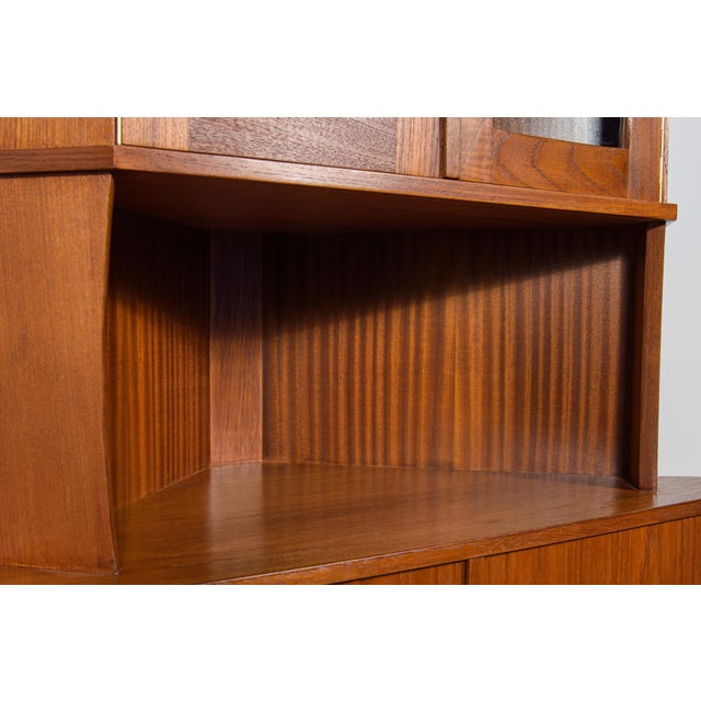 Mid-Century Modern Teak Corner Cabinet, Denmark, 1960s For Sale - Image 12 of 18