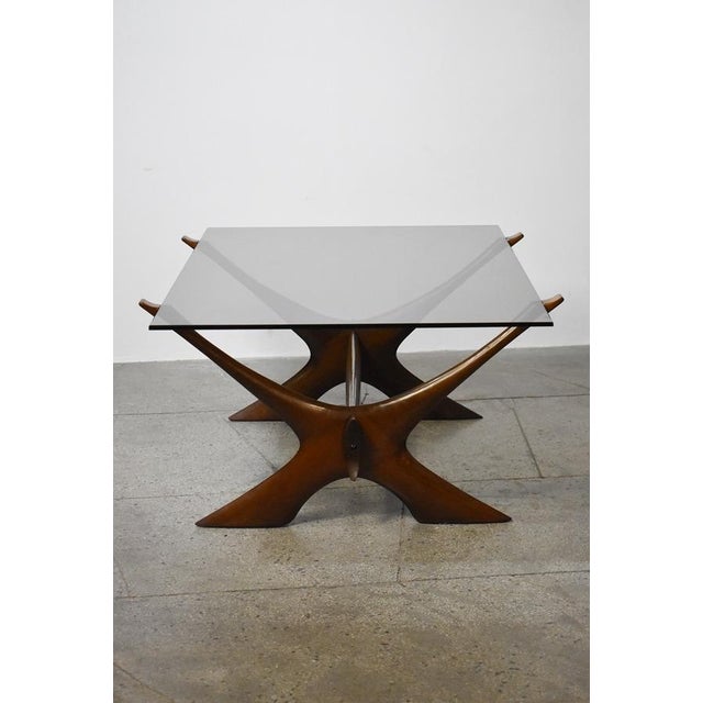 Wood Condor Coffee Table by Fredrik Schriever-Abeln, 1970s For Sale - Image 7 of 7