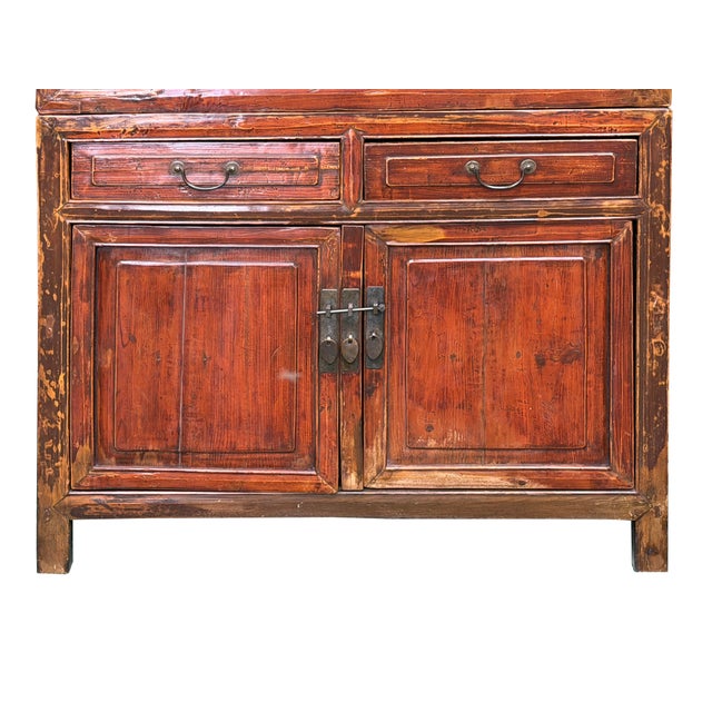 Vintage Brown Oriental Open Bars Doors Display Curio Cabinet Bookcase For Sale - Image 10 of 16