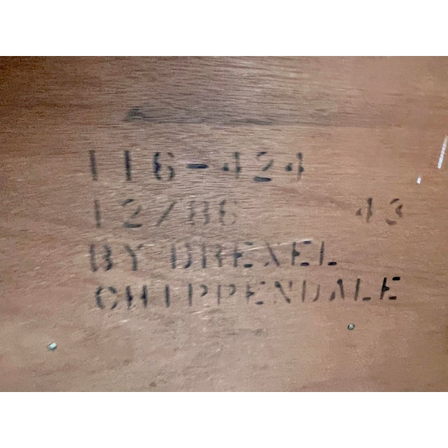1980s Vintage Drexel Chippendale Mahogany High Chest For Sale - Image 12 of 14