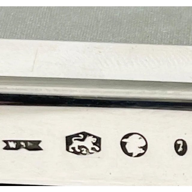 Silver Dutch Rectangular Silver Picture Frames, Set of 2 For Sale - Image 8 of 9