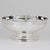 A modernist silver plate and crystal caviar serving bowl, dish, or chiller designed by French silversmith Gelb in the...