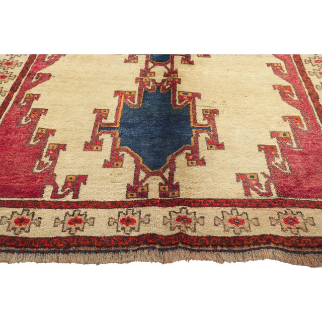 Vintage Persian Shiraz Rug - 04'08 X 07'04 For Sale - Image 4 of 9