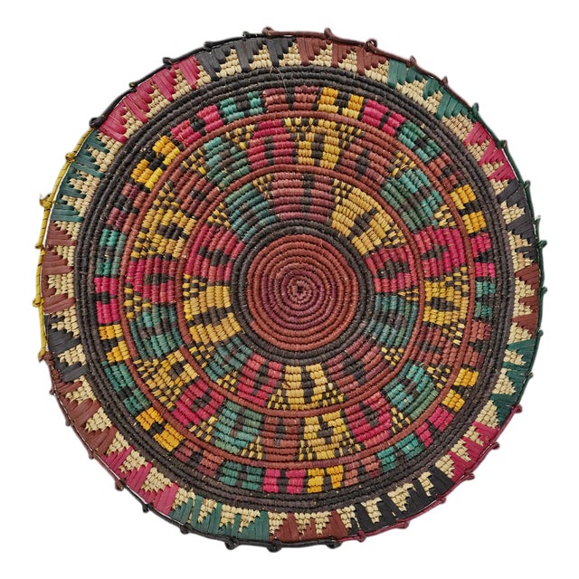 Vintage Gombe Basket Plate For Sale