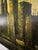 Textile Vintage Lee Reynolds Cityscape Painting Mid Century Modern | Abstract Yellow Green Impasto Oil Canvas MCM Wall Art | Vanguard Studios Signed For Sale - Image 7 of 9