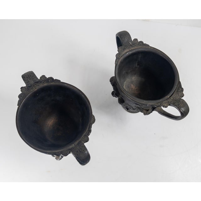 19th Century Pair of Neoclassical Grand Tour Urns With Mythological Figures For Sale - Image 14 of 18