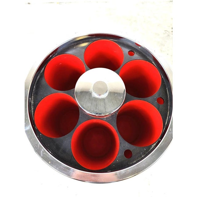 Black Space Age Bottle Holder, 1960s For Sale - Image 8 of 11