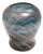 Vintage Blue Murano Glass Vase by Fratelli Toso, 1940s For Sale