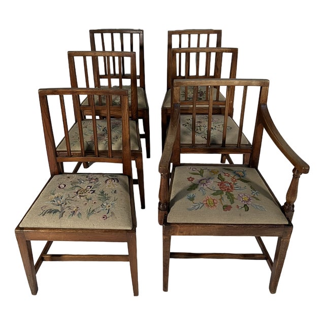 Late 19th Century Scottish Dining Chairs, Set of 6 For Sale