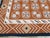 Textile Galerie Shabab Collection Mid-20th Century Handmade Indian Dhurrie Large Room Size Carpet in Terracotta For Sale - Image 7 of 10