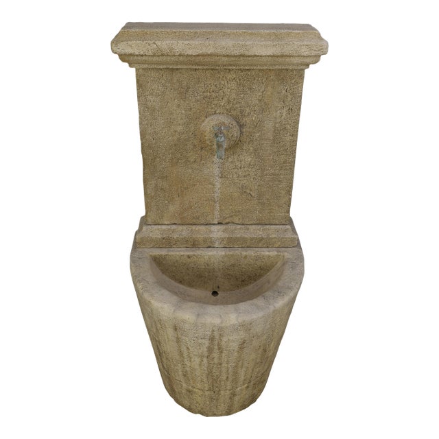 15th Century and Earlier Old Stone Fountain. Antique Fountain Small Garden Fountain. Wall Fountain. For Sale