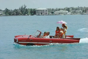 "Sea Drive" Original Color Photograph After Slim Aarons 60x40