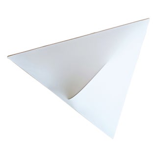 Sanka White Fabric Wall Light with Metal and Plastic by Takahama for Sirrah, 1970s For Sale