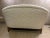 French White Upholstered 2-Seat Sofa For Sale - Image 6 of 13